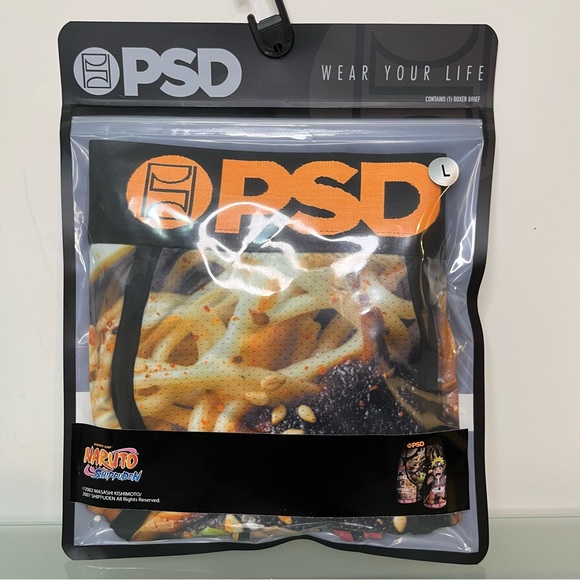 PSD Other - PSD Naruto Ramen Noodles Boxer Briefs Size Large Underwear New In Packaging